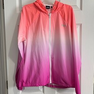 Fila Gradient Pink and Purple Jacket